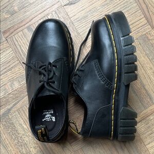 Dr. Martens Black Audrick 3 Eye Platform Shoes like new